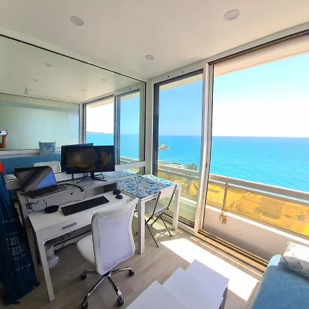 Appartement Vue Panoramique Devant La Au Calme! Villeneuve-Loubet