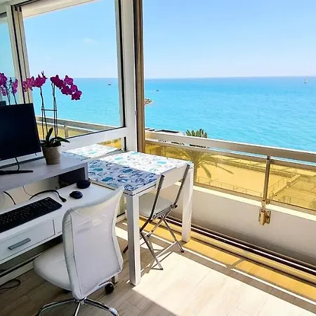 Vue Panoramique Devant La Au Calme! * Villeneuve-Loubet